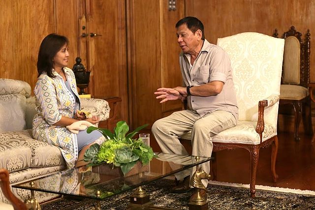 Leni Robredo, Rodrigo Duterte
