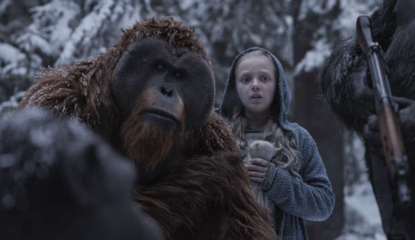 Amiah Miller, Karin Konoval, War for the Planet of the Apes