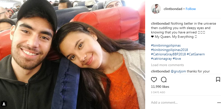 Catriona Gray, Clint Bondad