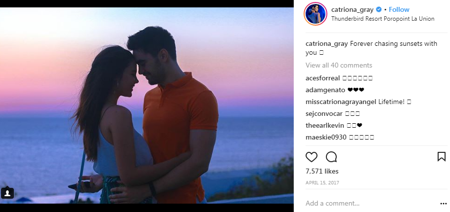 Catriona Gray, Clint Bondad