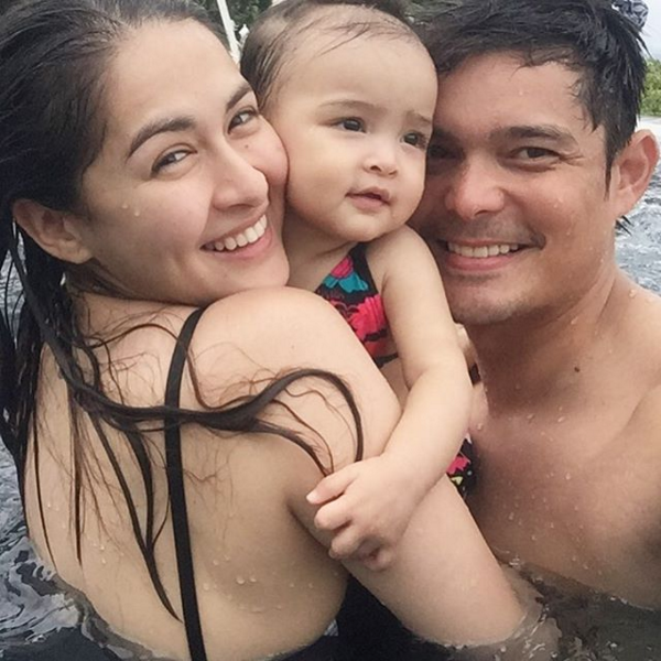 Dingdong Dantes, Marian Rivera, and Zia Dantes