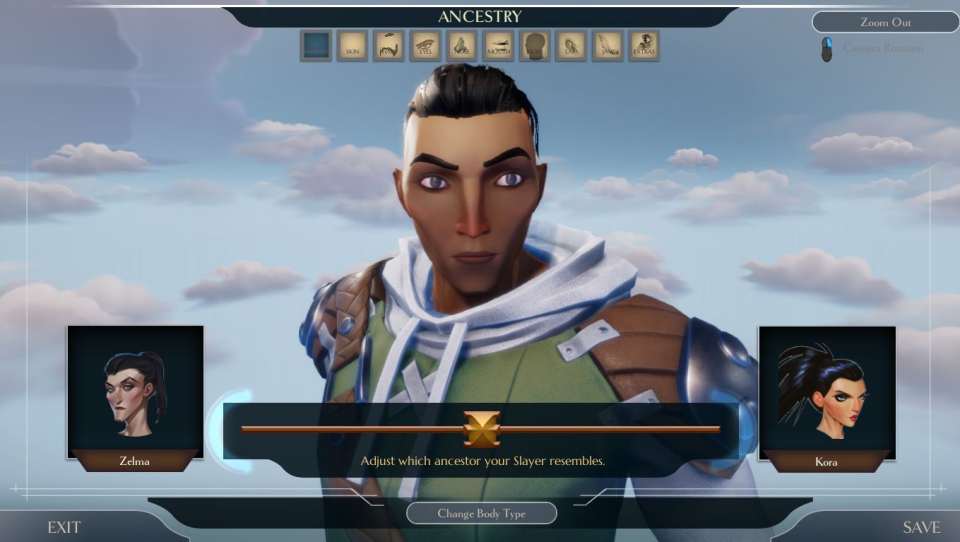 Dauntless Character Creation