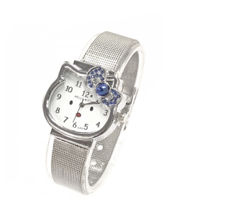 Hello Kitty Silver Belt Watch