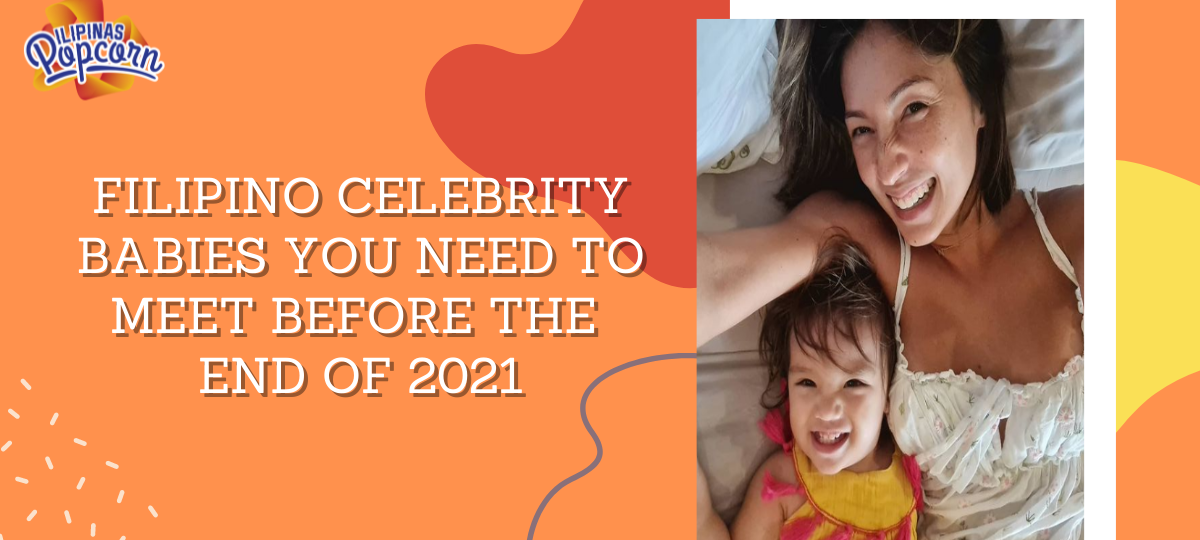 Selfie photo of Filipino celebrity with baby
