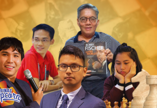 The five chess Grandmasters.