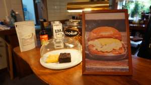 Cookie Jar, Tart, & Brownies. Photo by Leila Rolith